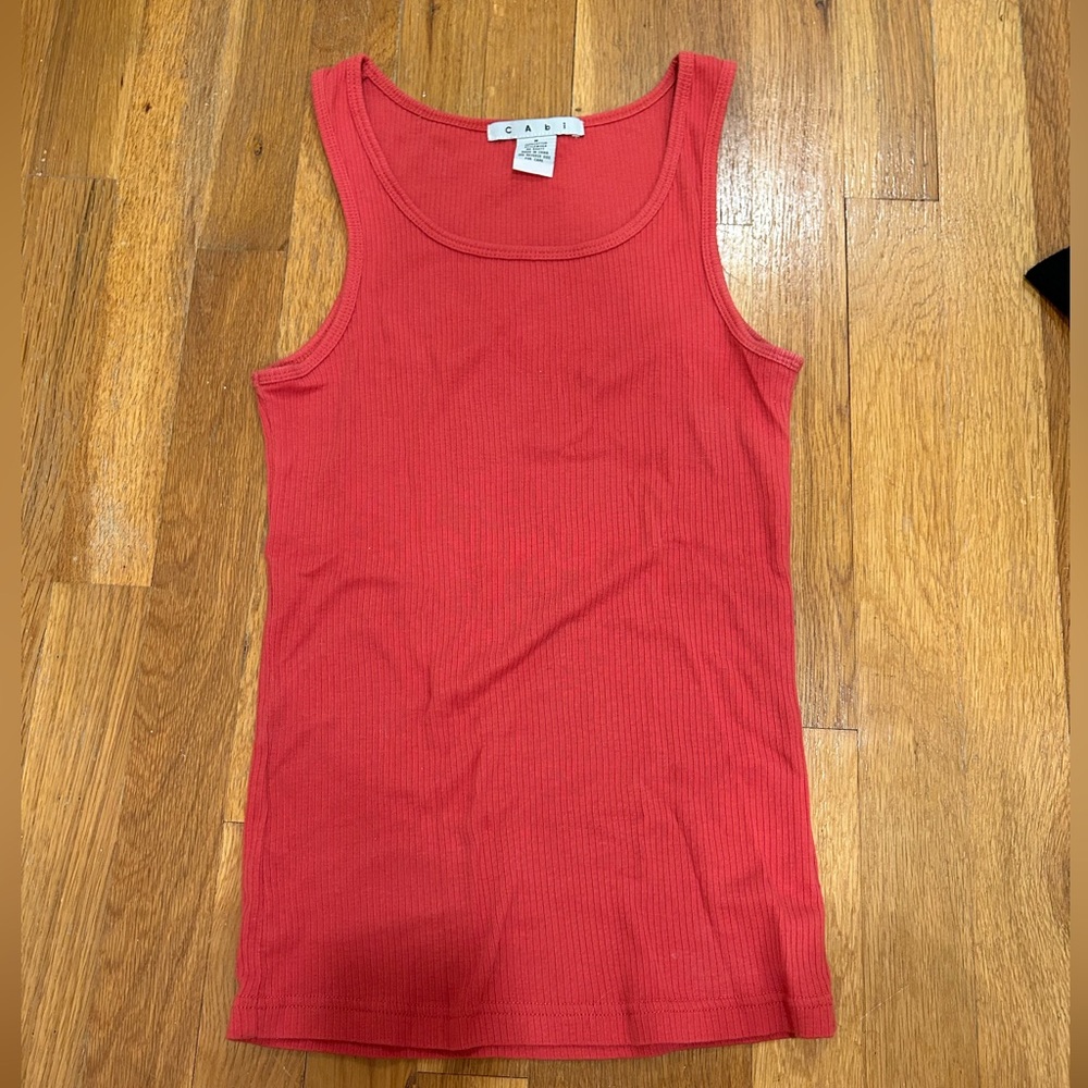 Ribbed tank top